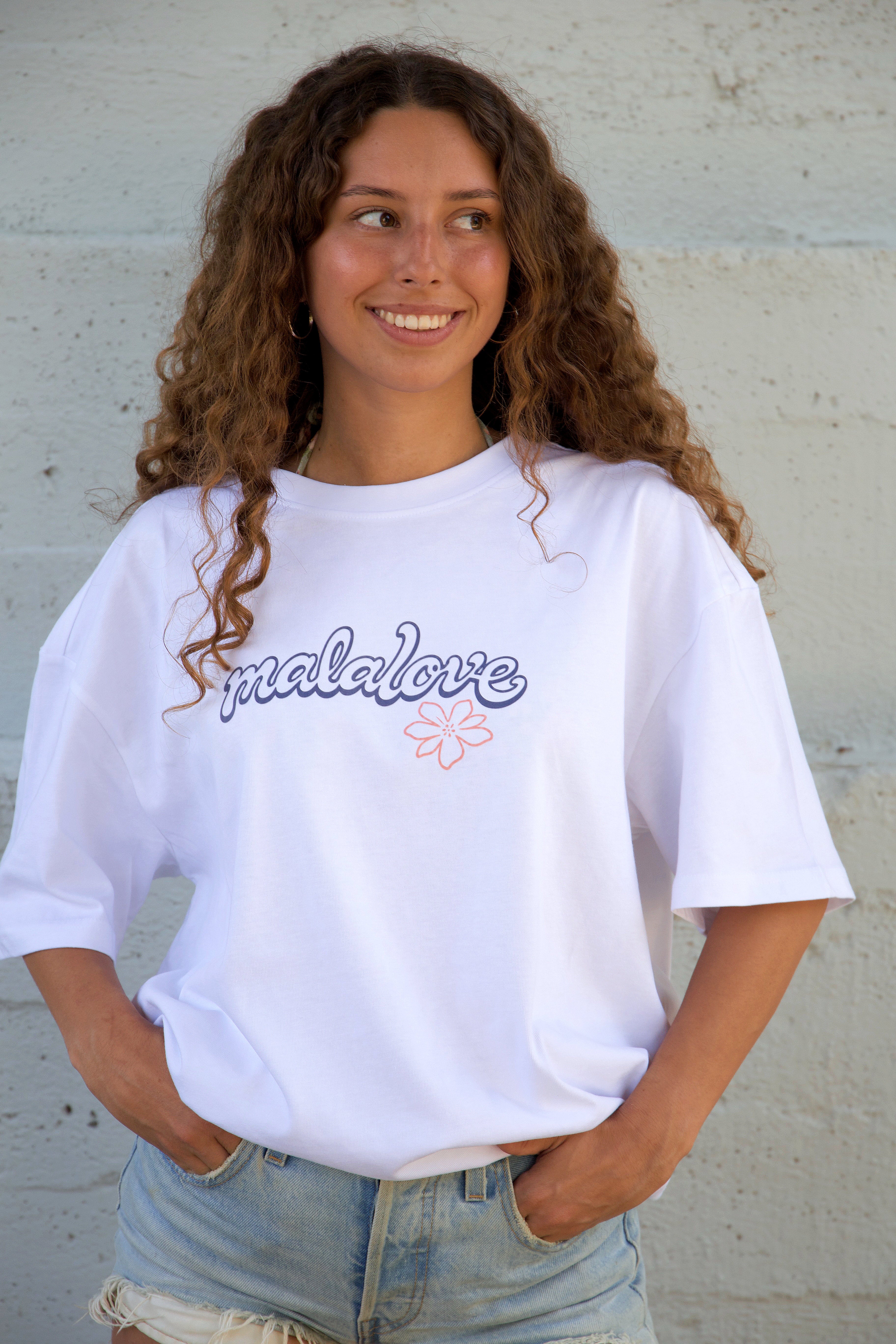 Lavender Theory White T-Shirt