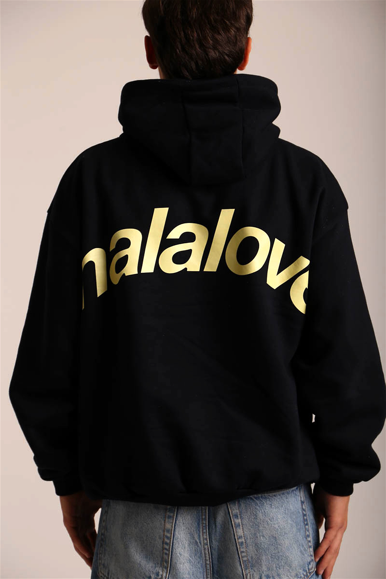 Icónica Sudadera con Capucha Azul Marino y Amarillo