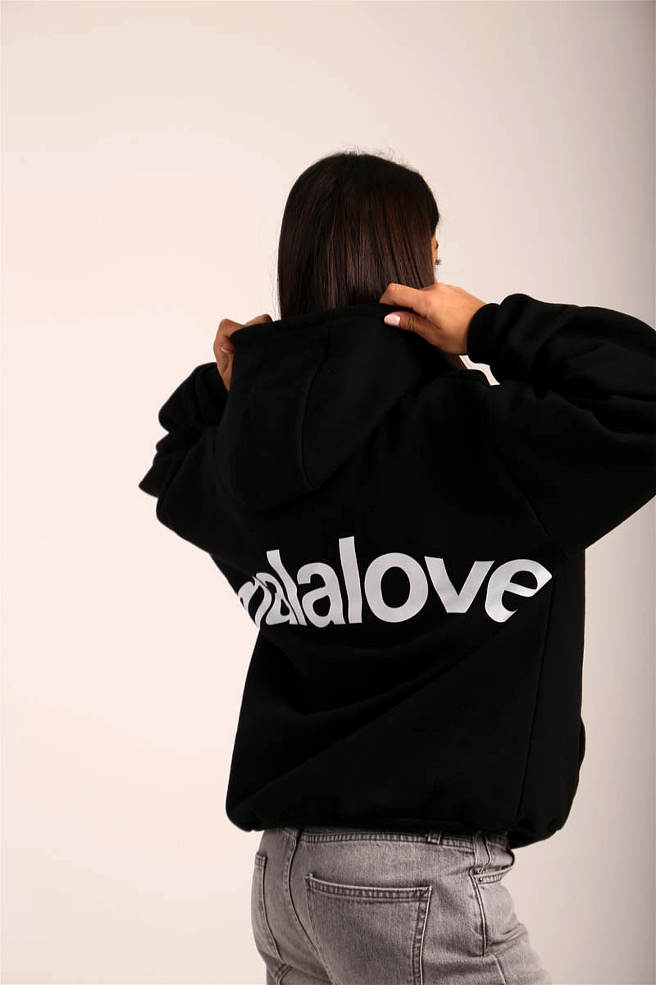 Iconic Black & White Hoodie