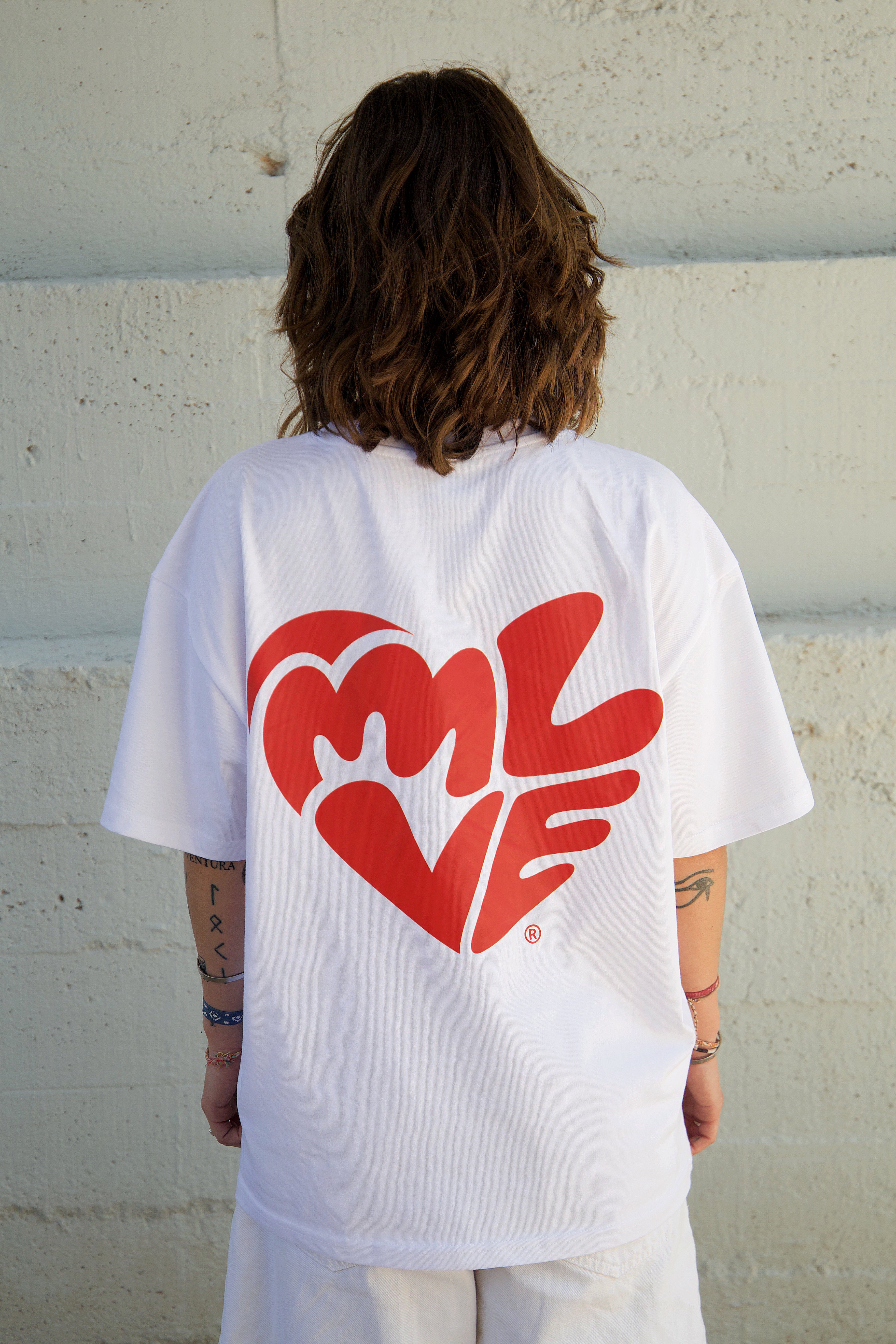 Red Flag White T-Shirt