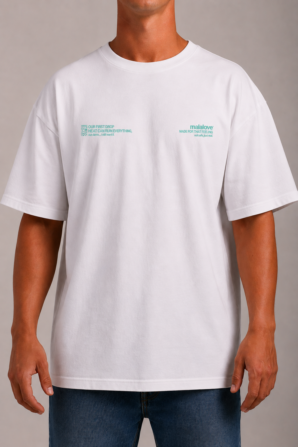 Iconic White & Mint T-Shirt