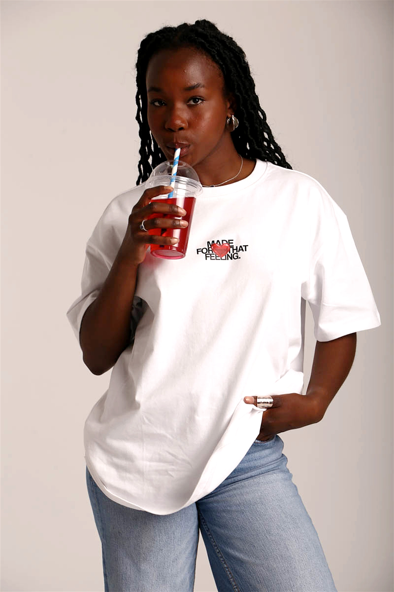 Take a Lick White T-Shirt
