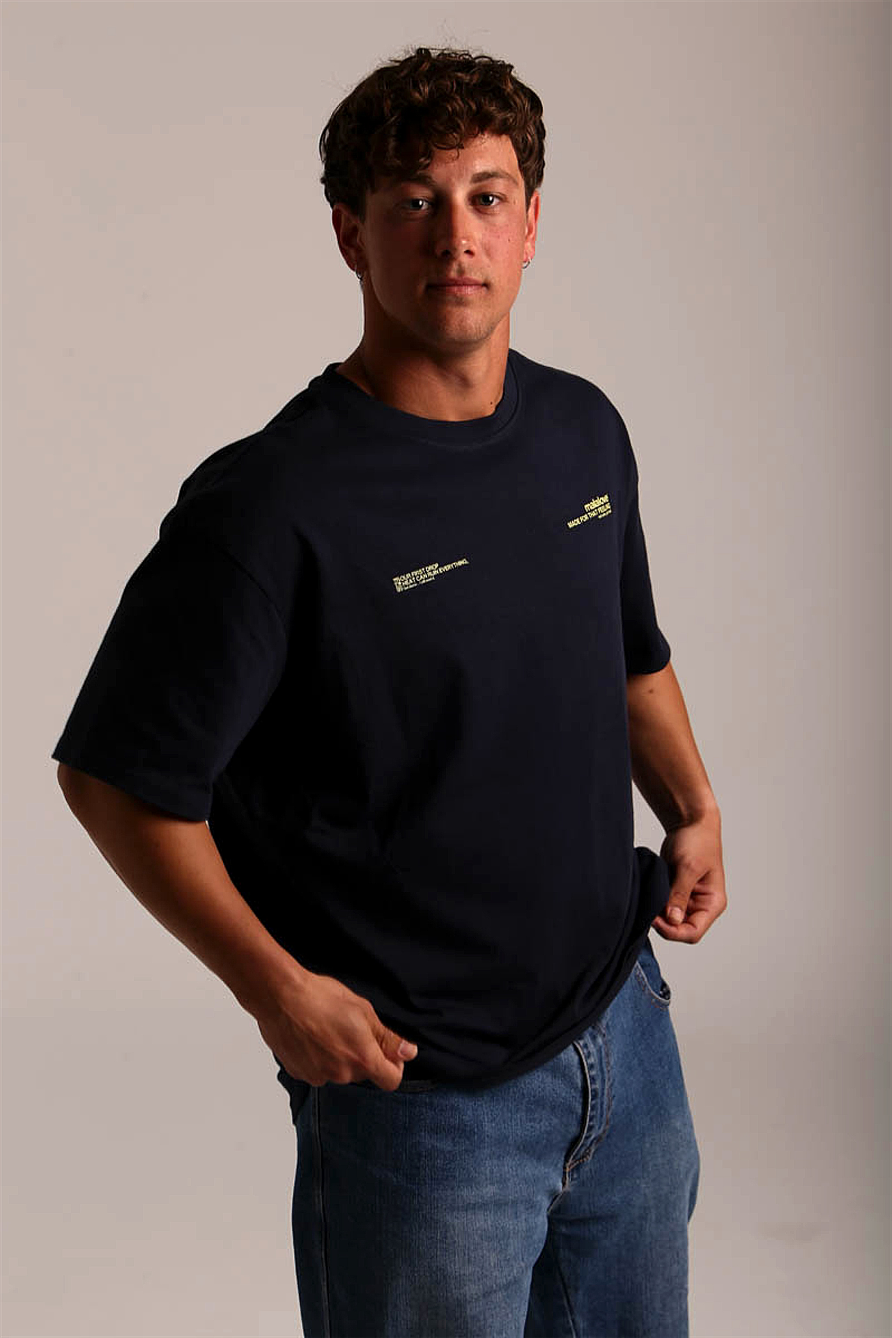 Iconic Navy & Yellow T-Shirt