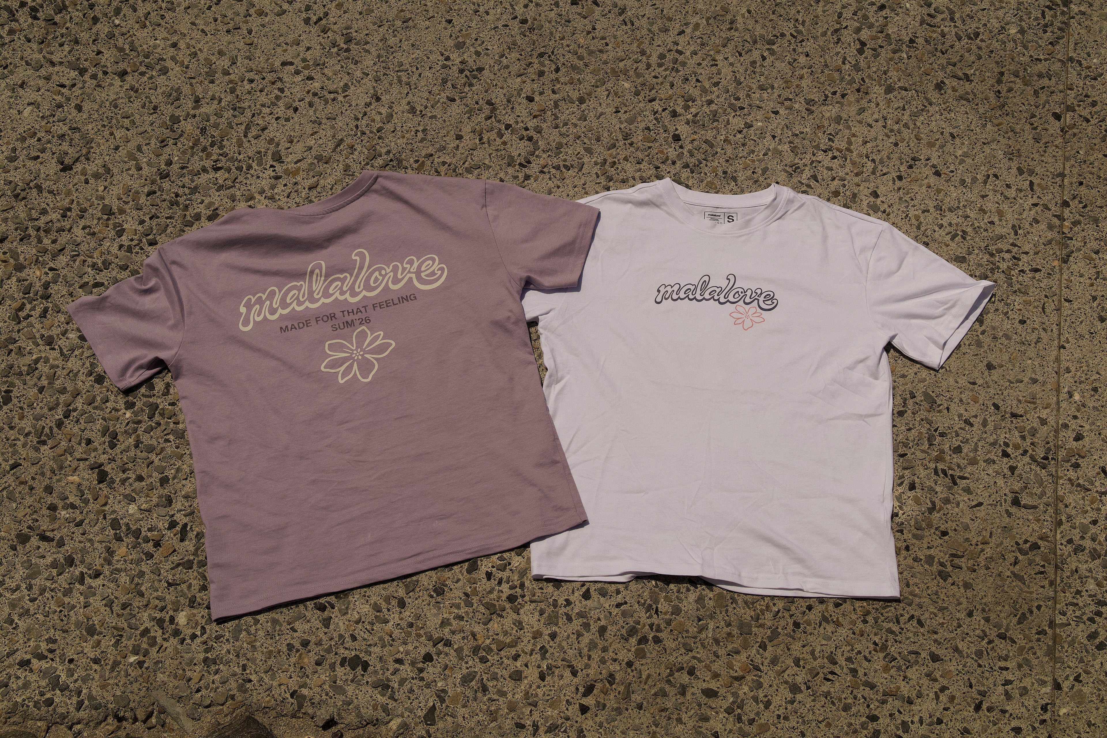 Lavender Theory White T-Shirt