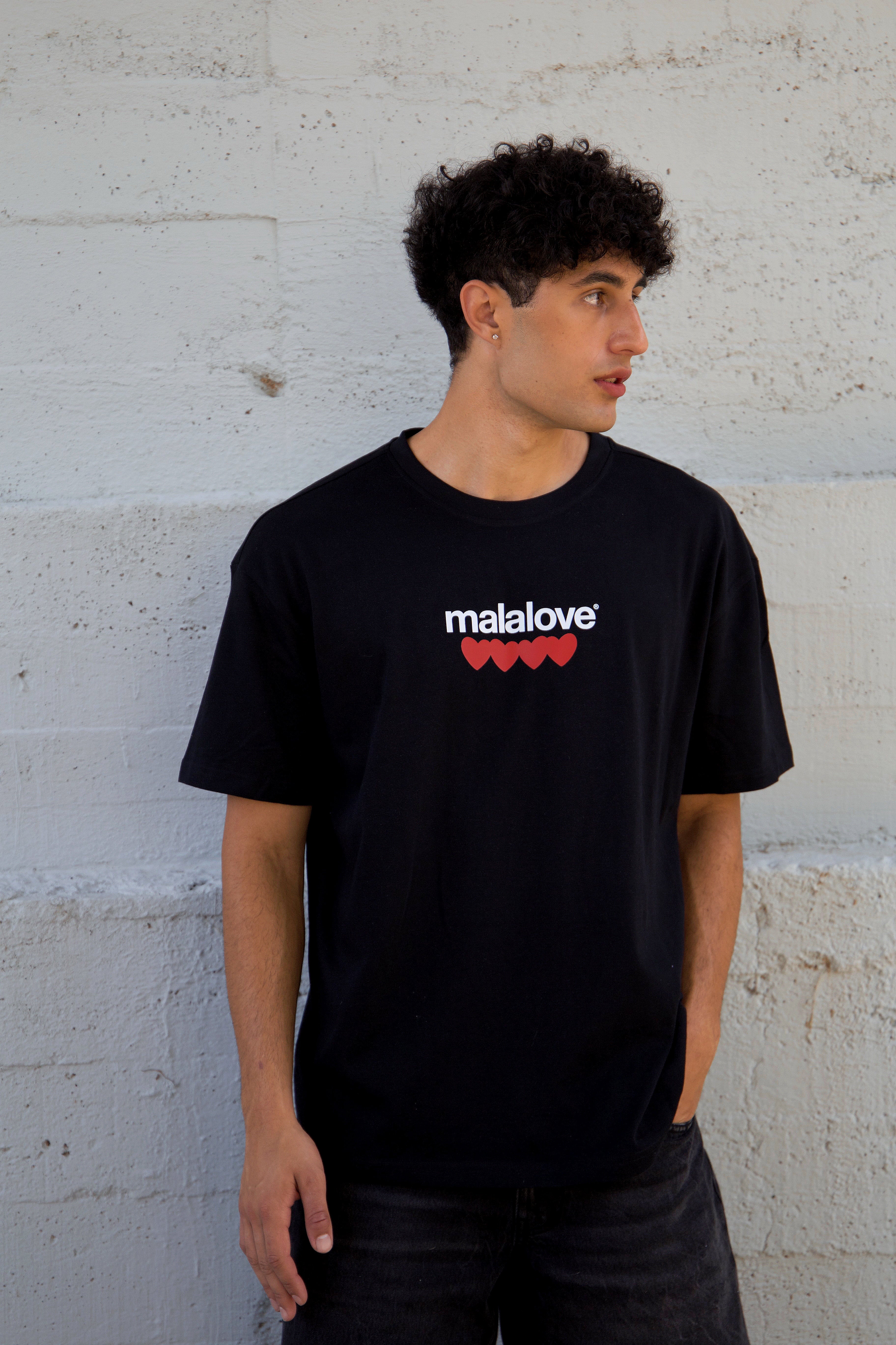 Red Flag Black T-Shirt