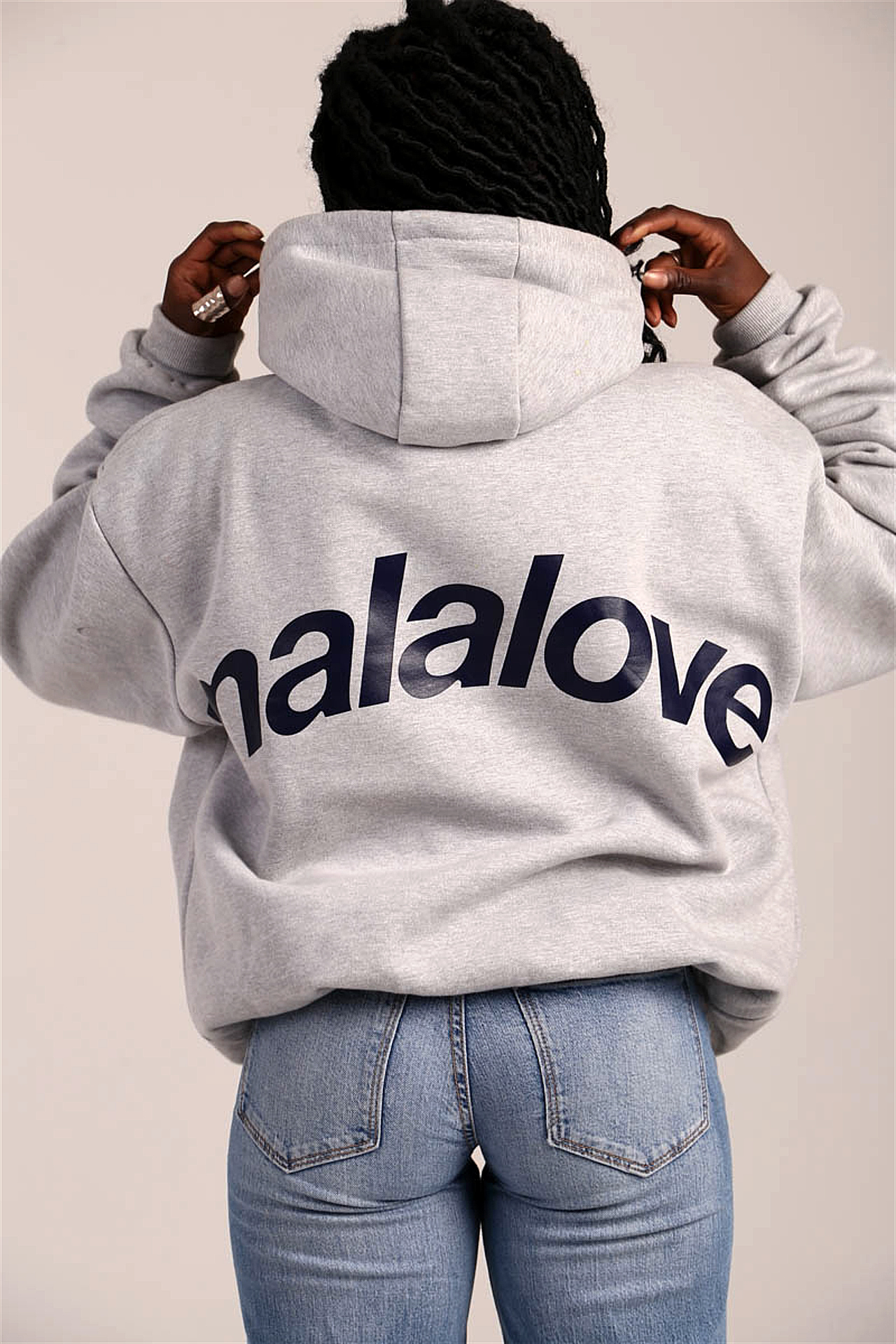 Iconic Grey & Navy Hoodie