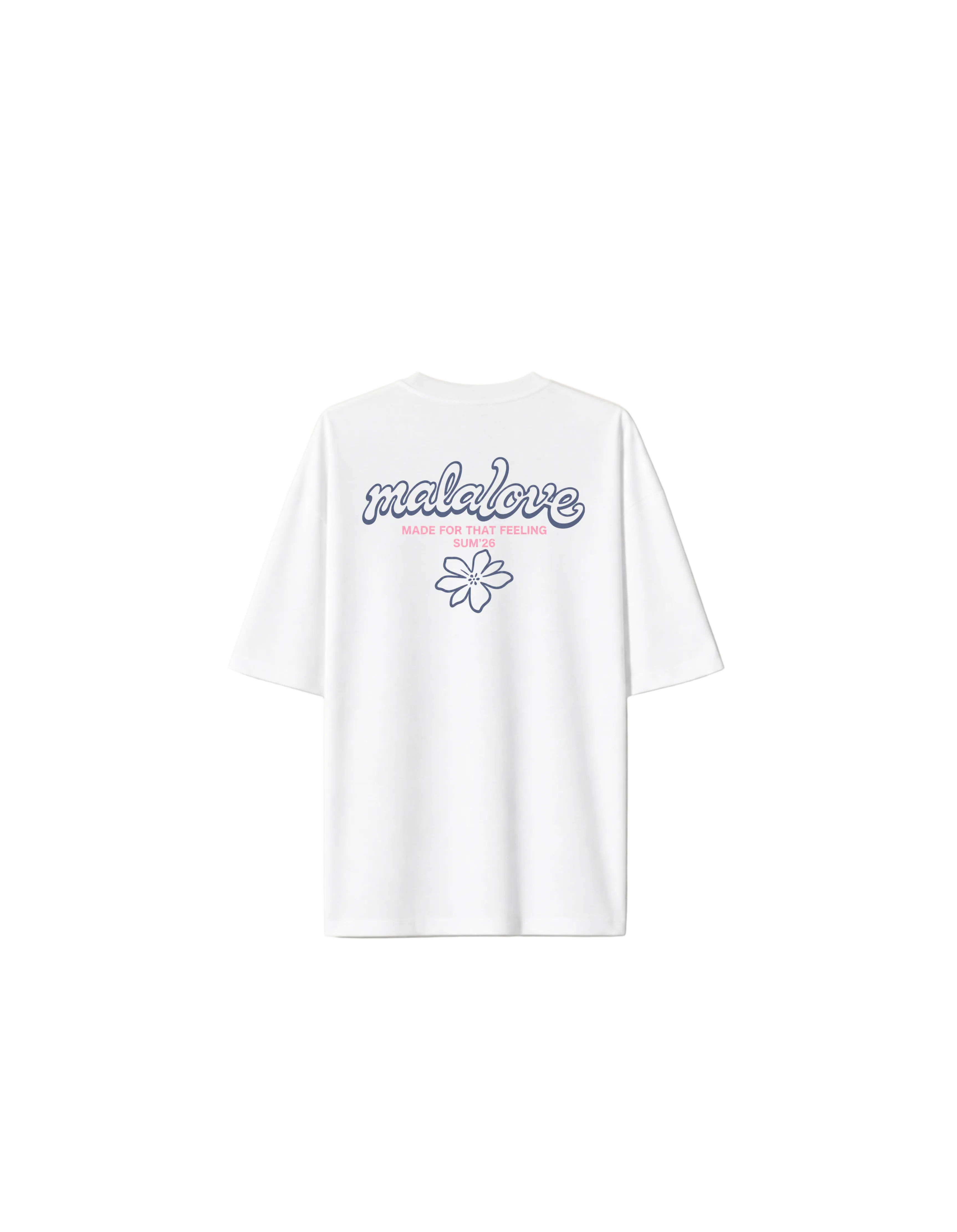 Lavender Theory White T-Shirt