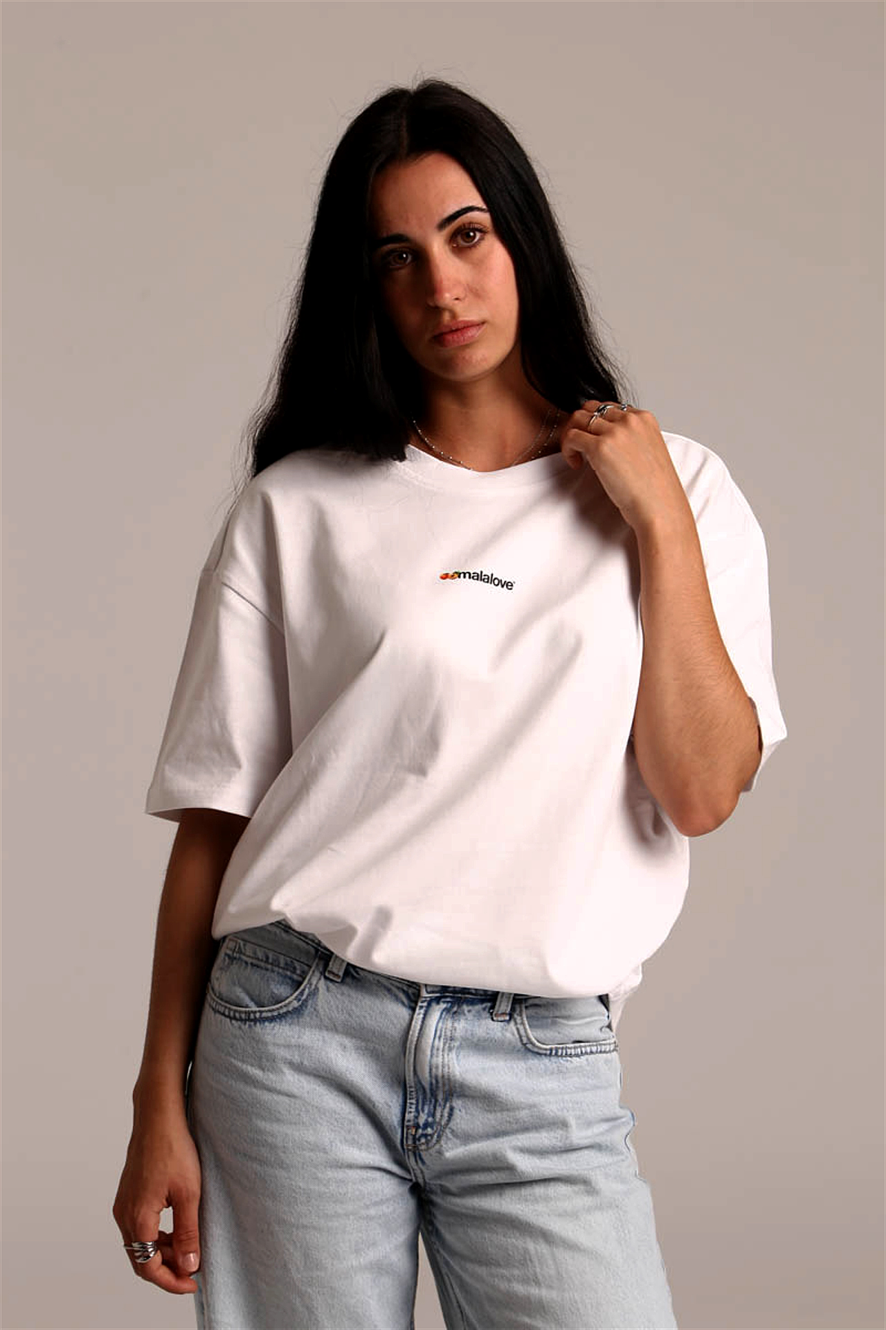 Apricot Kiss White T-Shirt