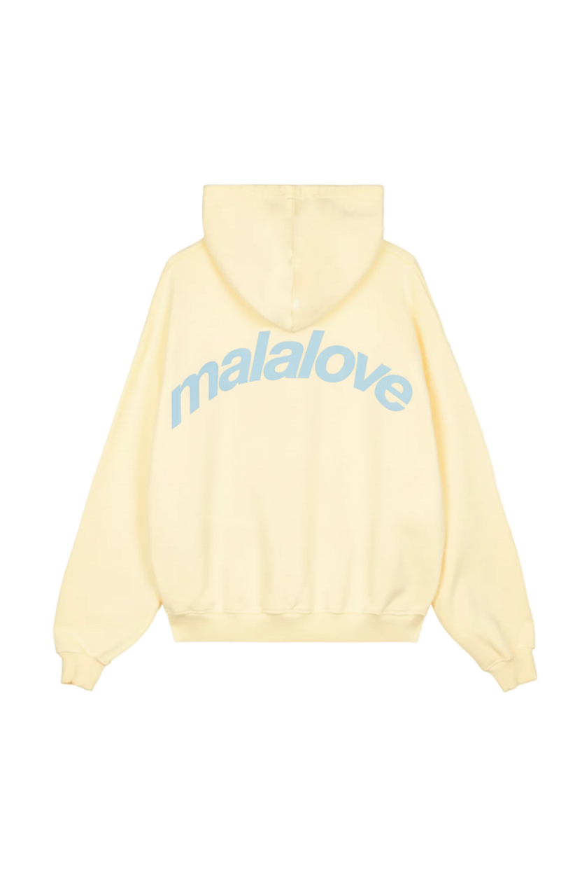 Iconic Yellow & Baby Blue Hoodie