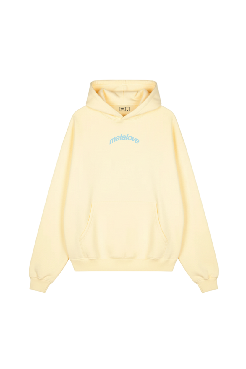 Iconic Yellow & Baby Blue Hoodie
