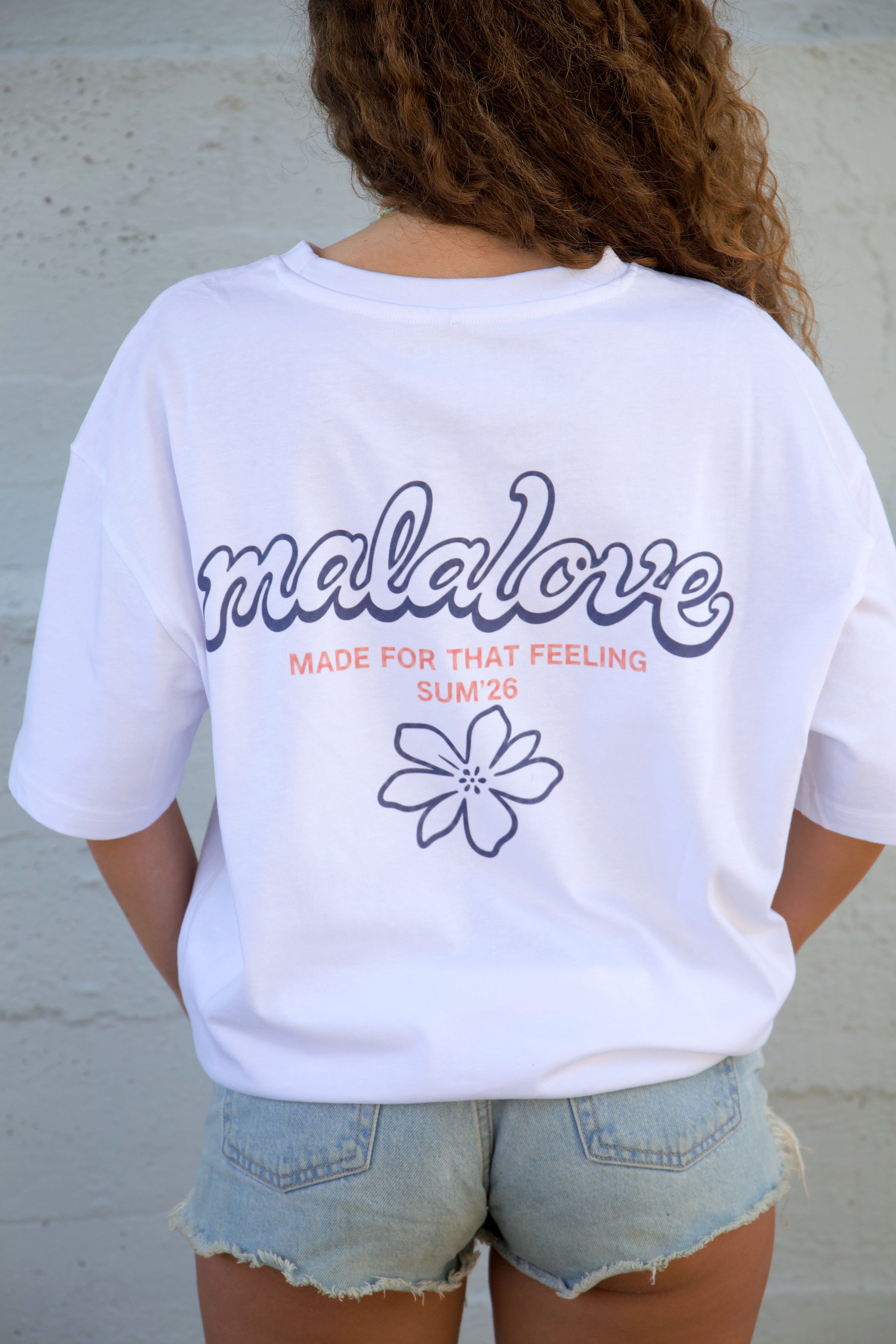 Lavender Theory White T-Shirt