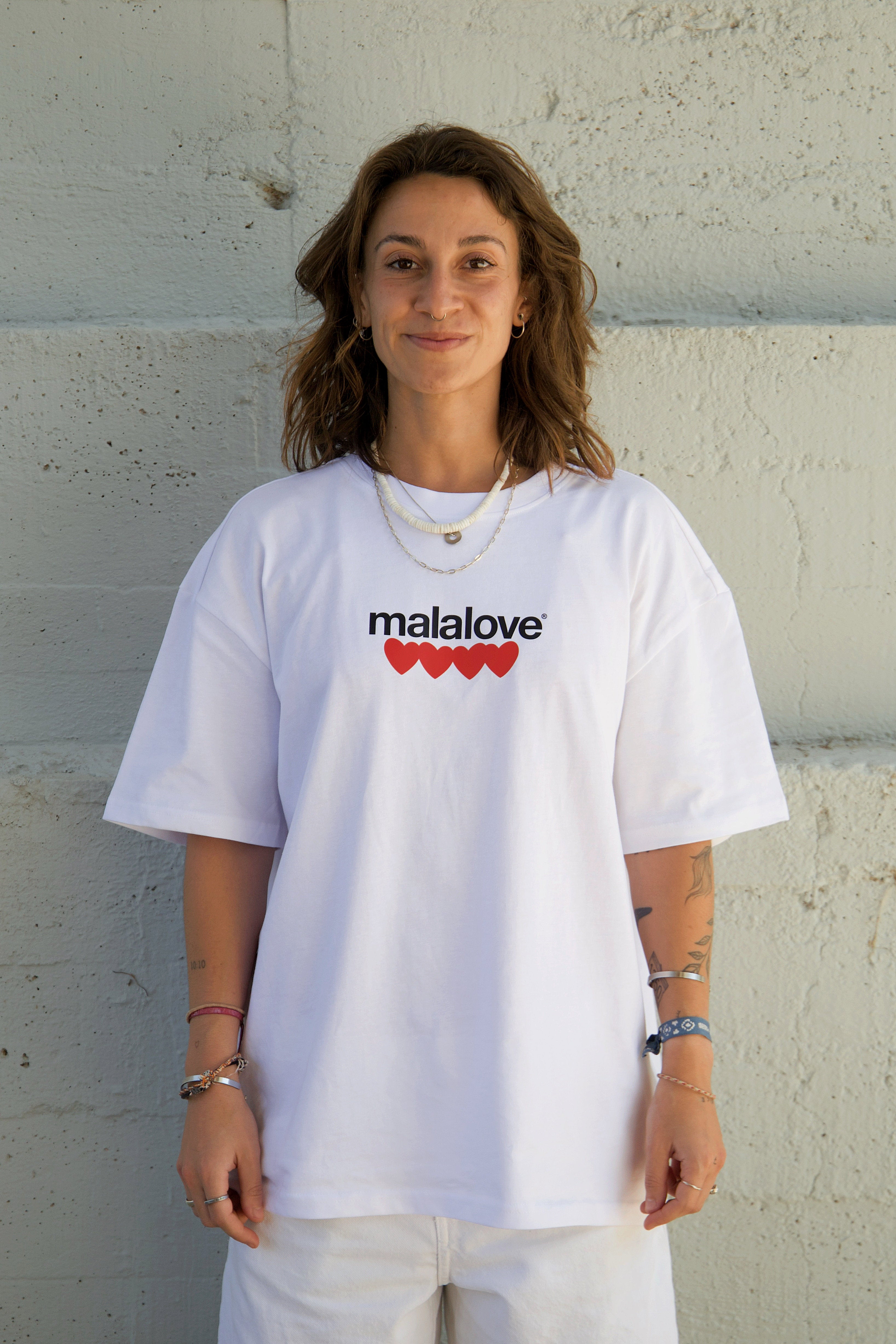 Red Flag White T-Shirt