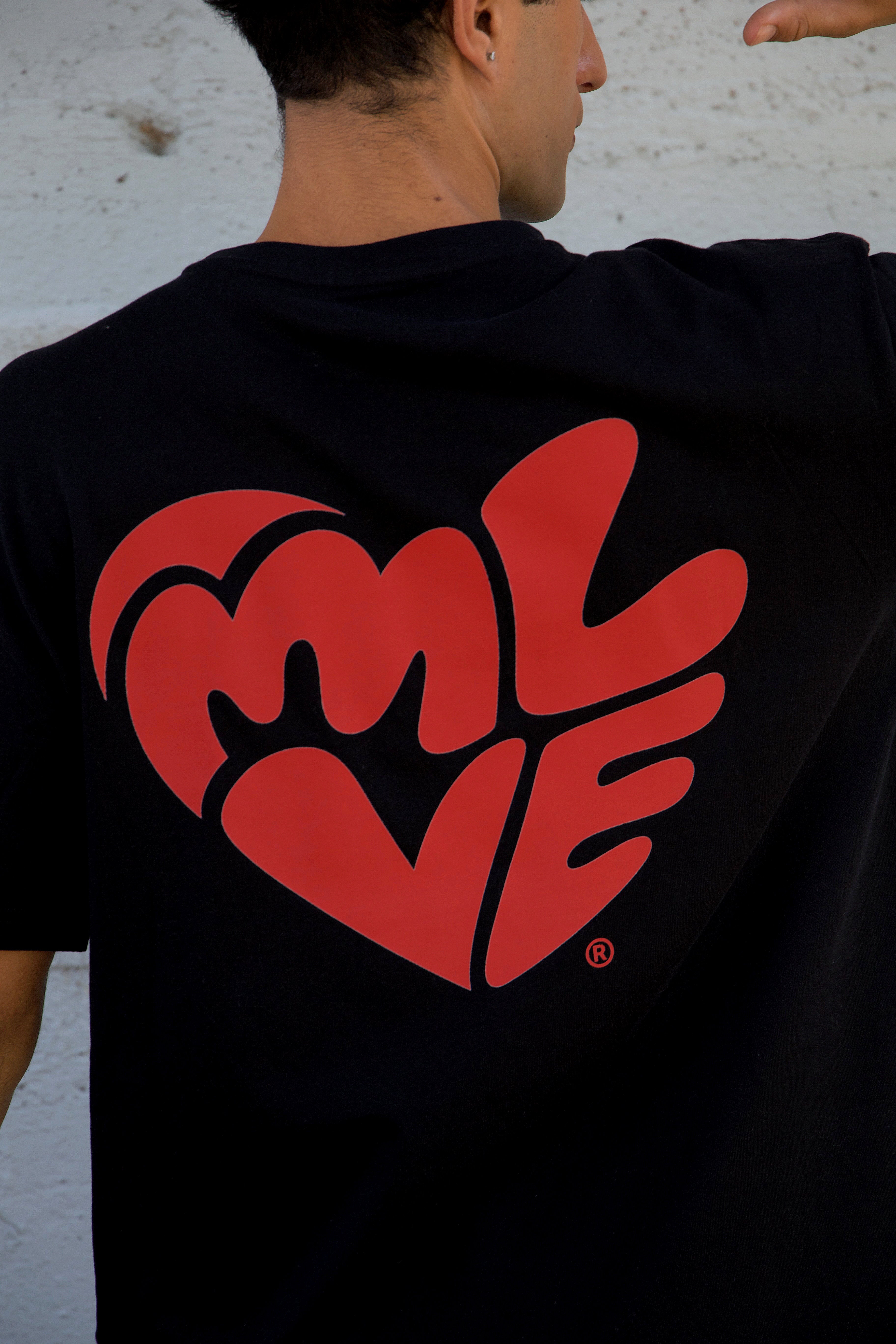Red Flag Black T-Shirt