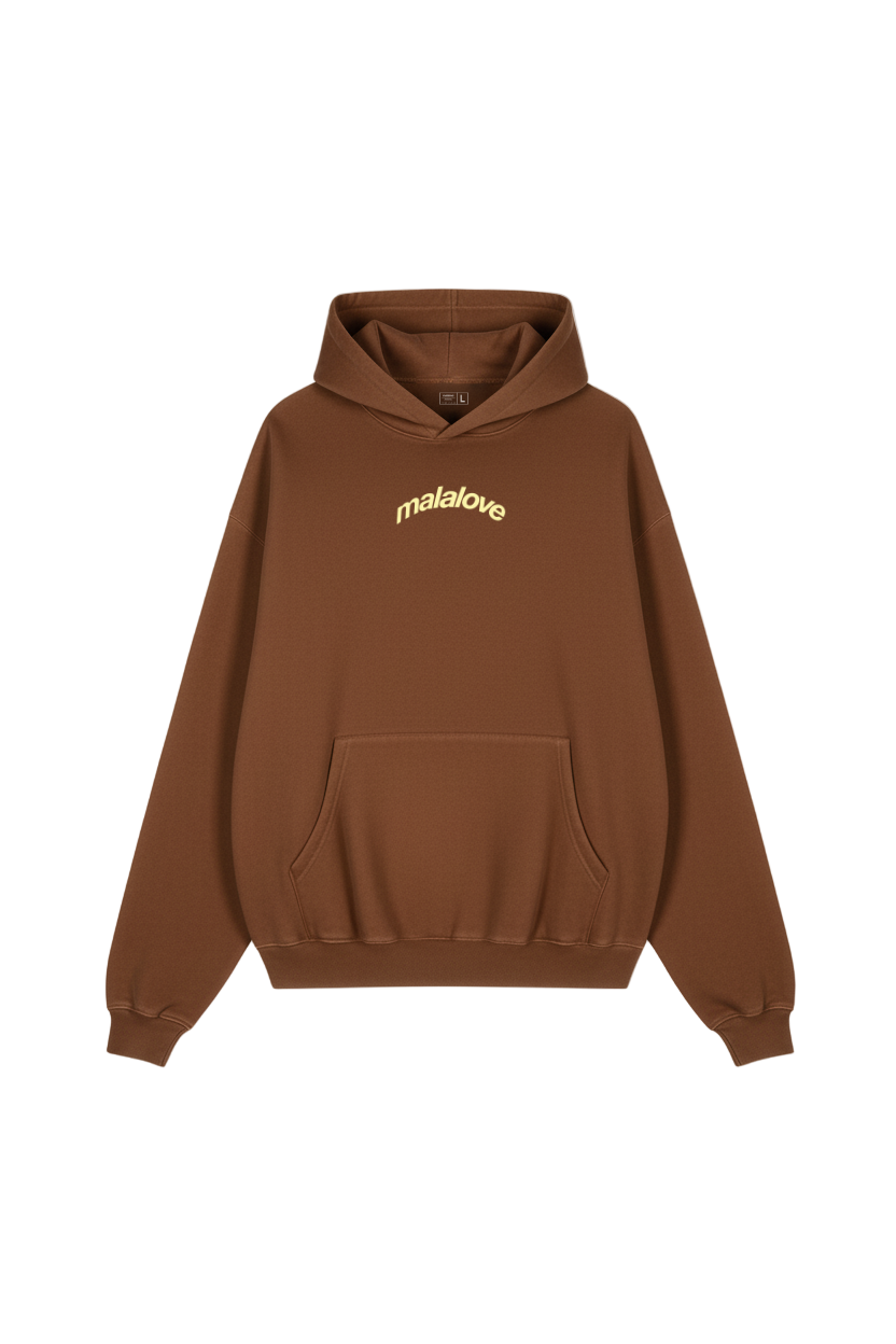 Iconic Brown & Yellow Hoodie