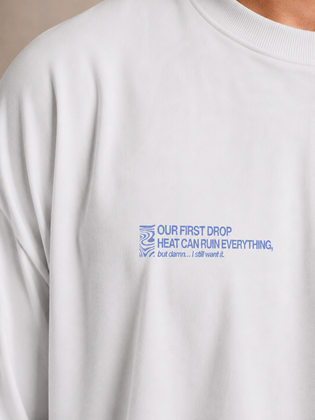 Iconic White & Blue T-Shirt