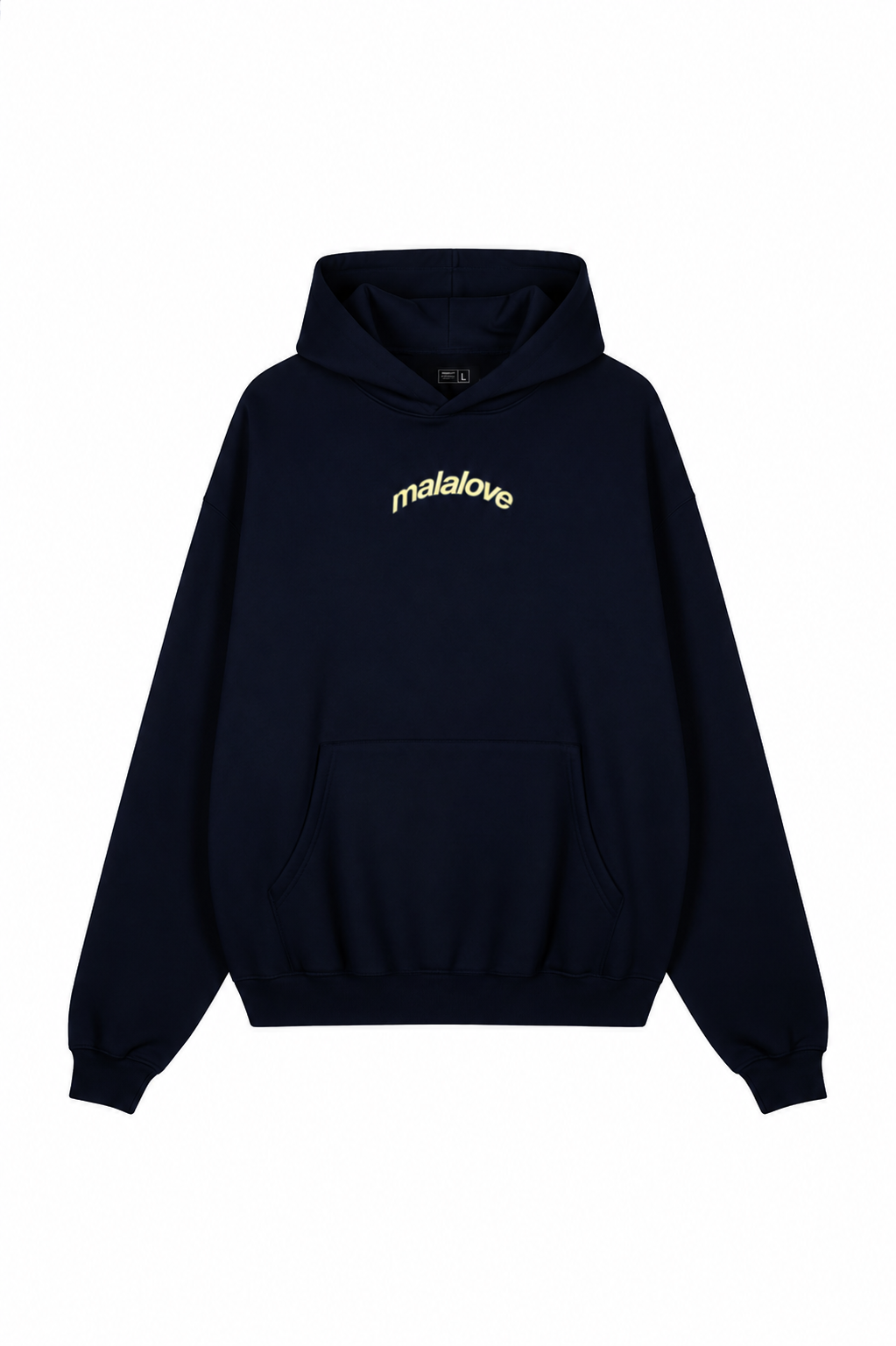 Icónica Sudadera con Capucha Azul Marino y Amarillo
