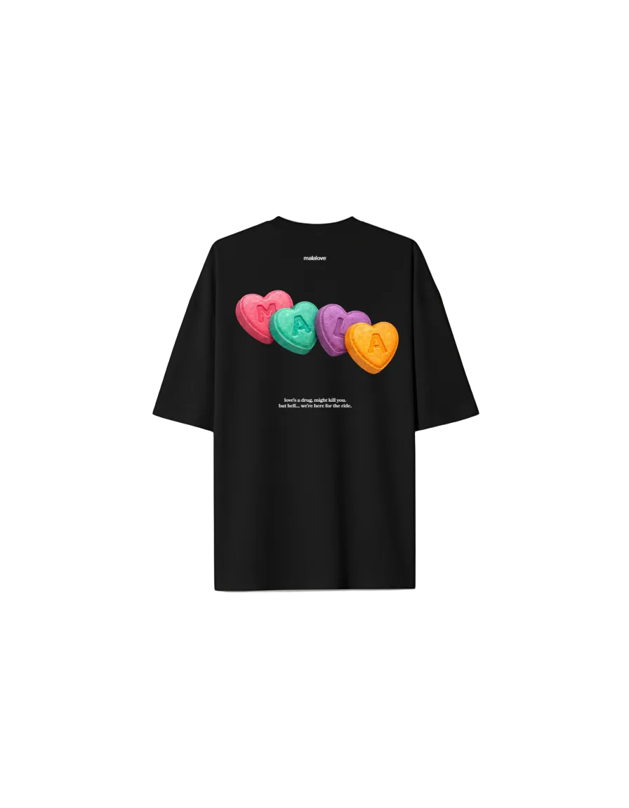 Candy Dose Black T-Shirt