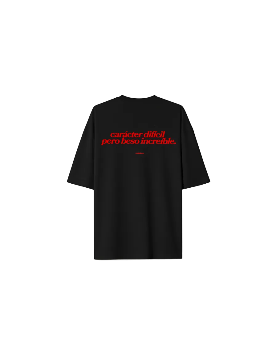 Carácter Black T-Shirt