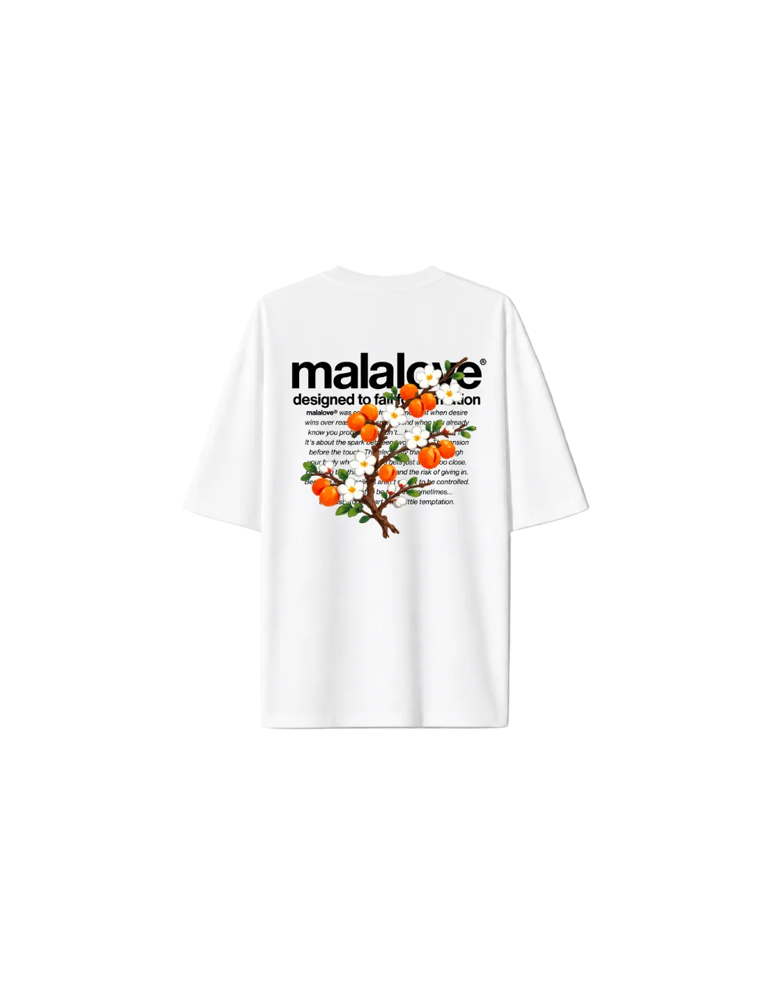 Apricot Kiss White T-Shirt